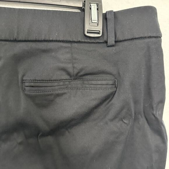 Chicos Capri Pants Womens 3P (16 P) Black Stretch Cropped Cuffs Pockets Office - Picture 5 of 13